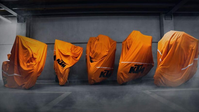 KTM teases five new motorcycles