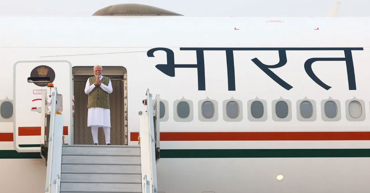 PM Modi leaves for Russia