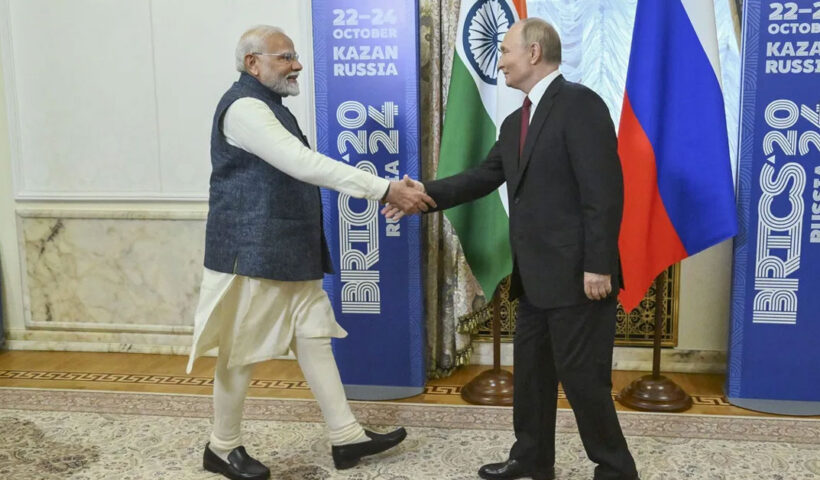 Modi meets Putin