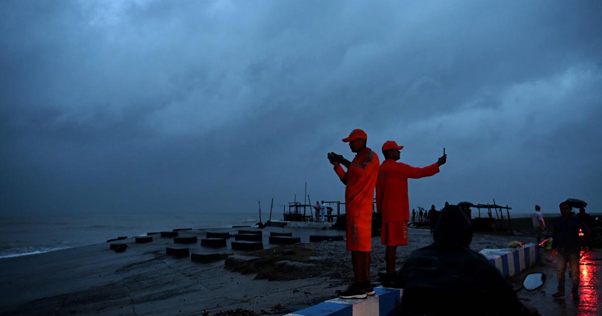 Odisha and West Bengal Coast Cyclone Dana