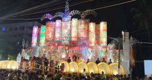 Santafokia Kali Puja Pandal Celebrates Women’s Strength with Unique Decor