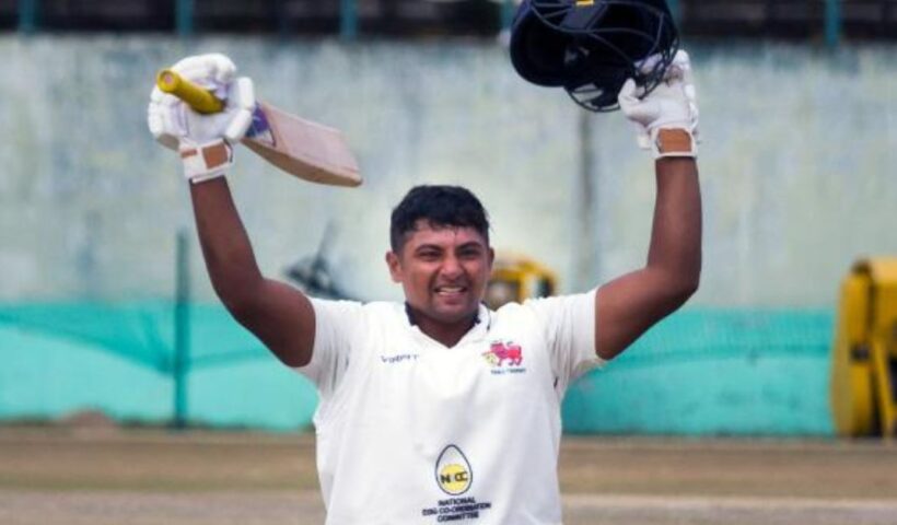 Mumbai Star Cricketer Sarfaraz Khan Becomes Fourth Youngest Double Centurion in Irani Cup