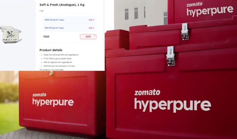 Gurugram "Zomato Hyperpure's 'Fake Cheese'