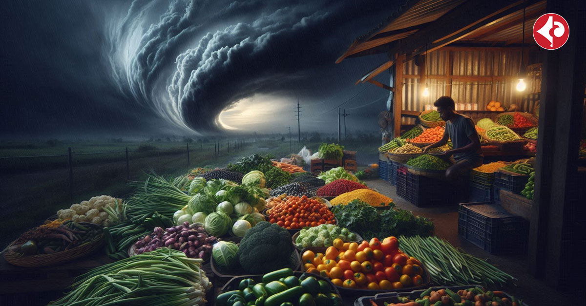 Cyclone Dana causes veg price hike