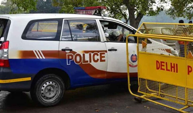 Delhi Accident Police PCR Van