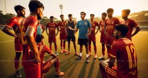group of East Bengal football players