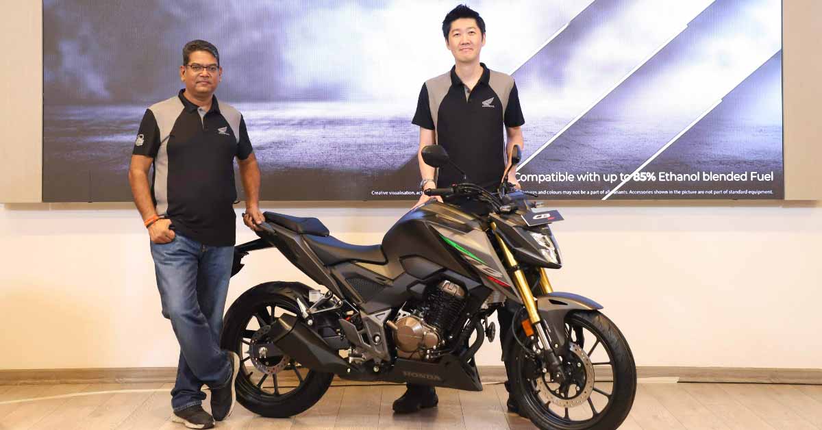 honda cb300f flex-fuel launched