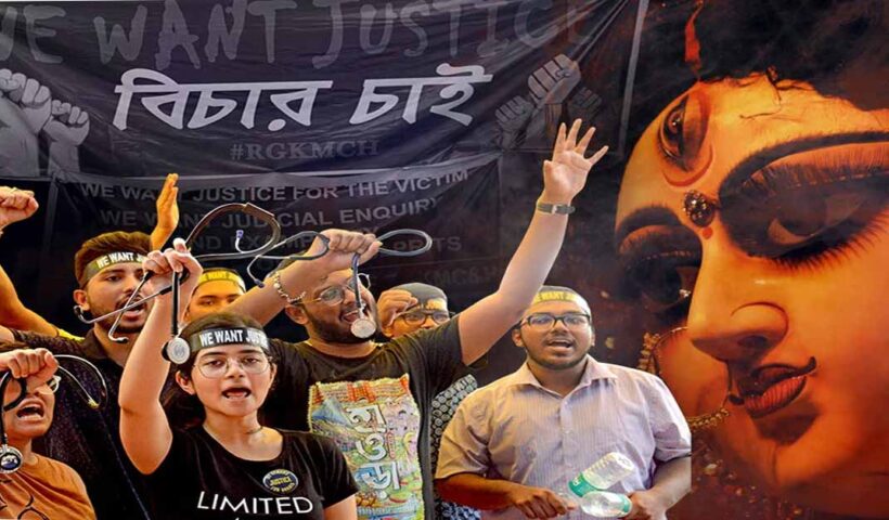 kkkl ‘আমার দেবীর বিসর্জন হয়ে গেছে’, পুজোর চারদিন ধরনায় বসছেন তিলোত্তমার বাবা-মা