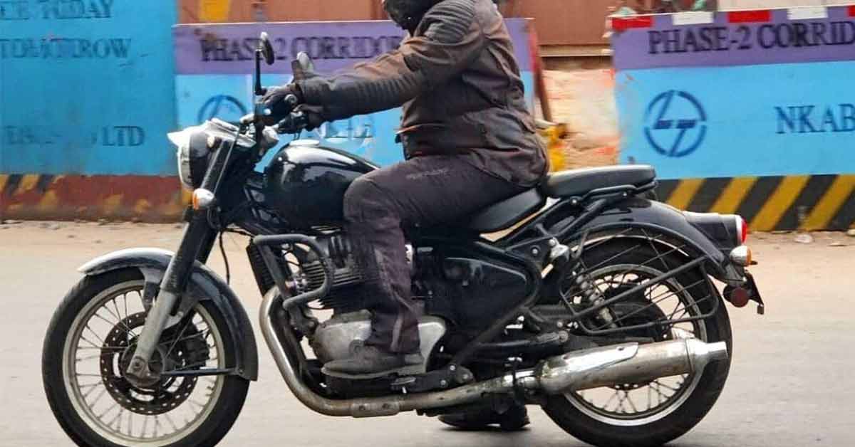 royal enfield bullet 650 twin spied testing