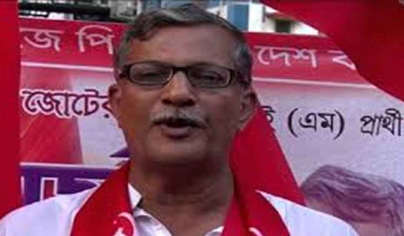 CPM leader Tamay Bhattacharya is suspended following allegations of harassment against a female journalist, as announced by state secretary Mohammad Selim during a press conference, emphasizing the party's commitment to journalist safety and dignity."