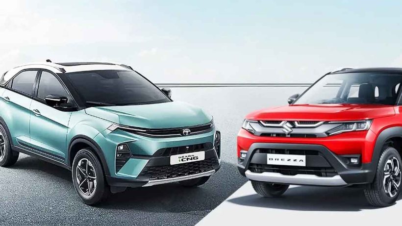 tata nexon cng vs maruti suzuki brezza cng