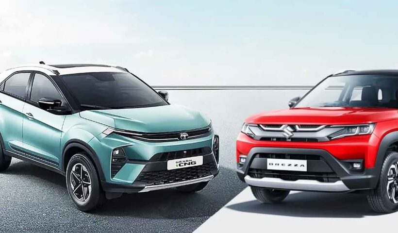 tata nexon cng vs maruti suzuki brezza cng