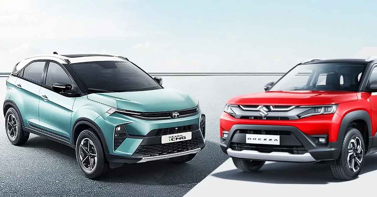 tata nexon cng vs maruti suzuki brezza cng