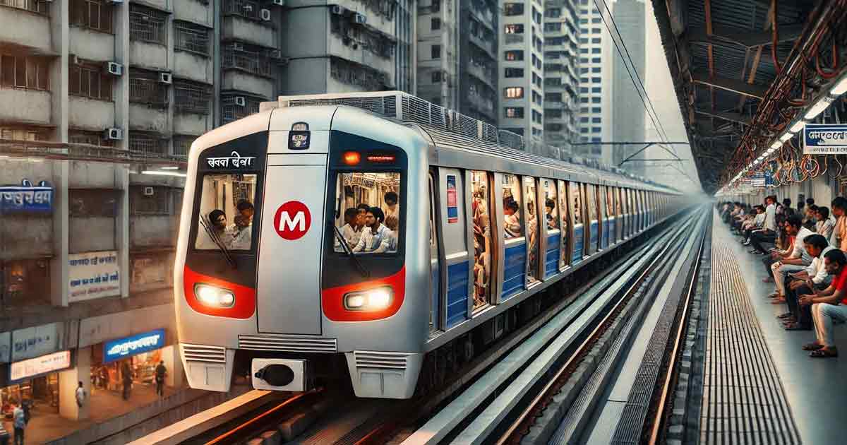 A Mumbai local train with air conditioning