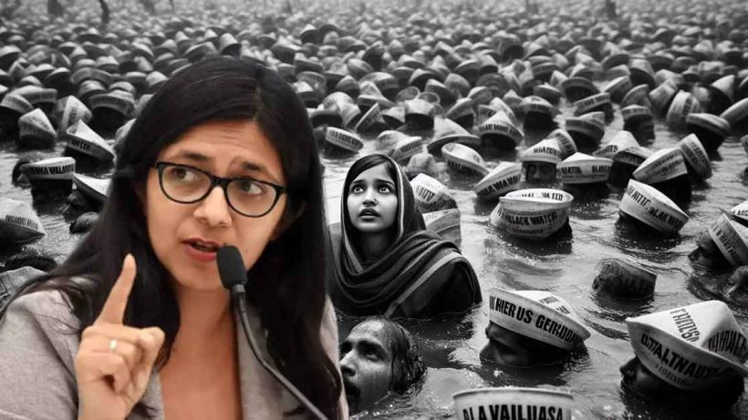 AAP MP Swati Maliwal Presents 'Black Water' to CM Atishi, Highlights Delhi's Water Crisis