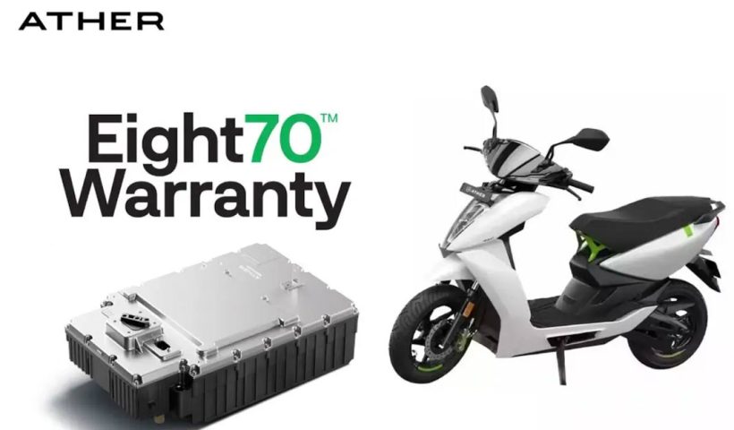 Ather announces an 8-year warranty for the Rizta and 450 series