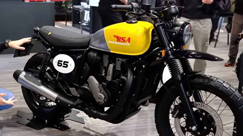 BSA B65 Scrambler revealed