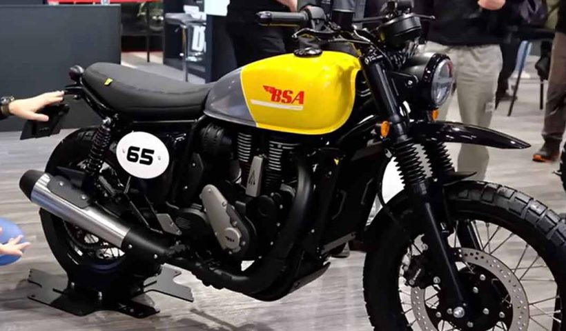 BSA B65 Scrambler revealed