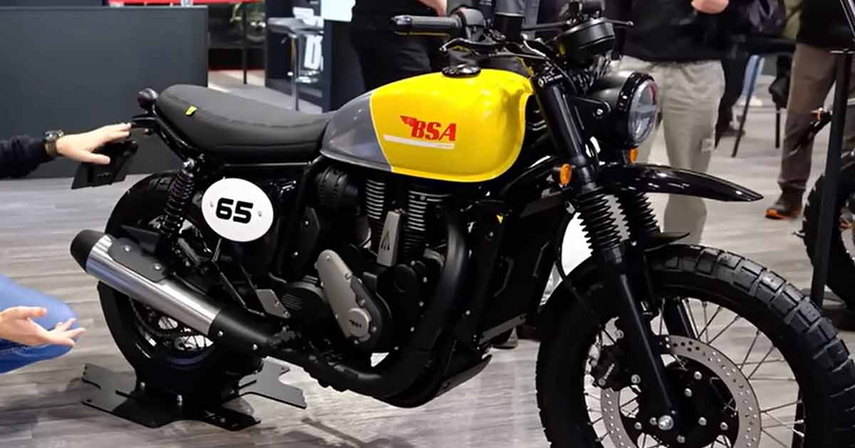 BSA B65 Scrambler revealed