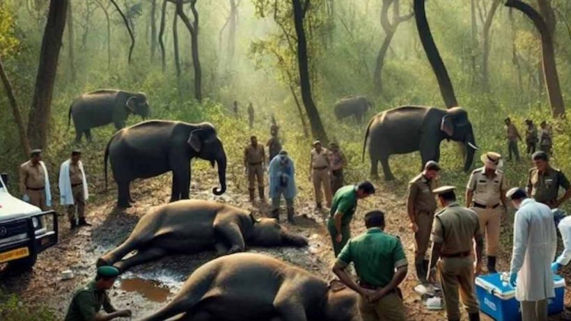 Bandhavgarh elephants death forensic report