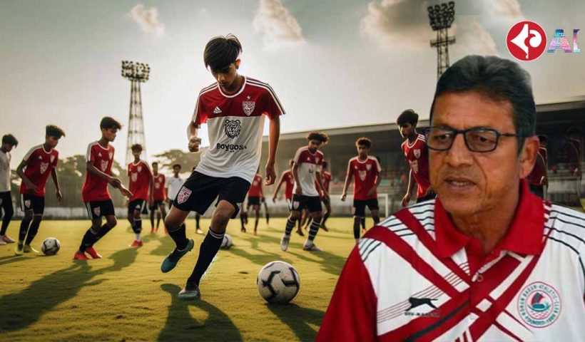 Sanjoy Sen and Bengal Football Team Qualify to Santosh Trophy Final beat Services by 4-2 goal