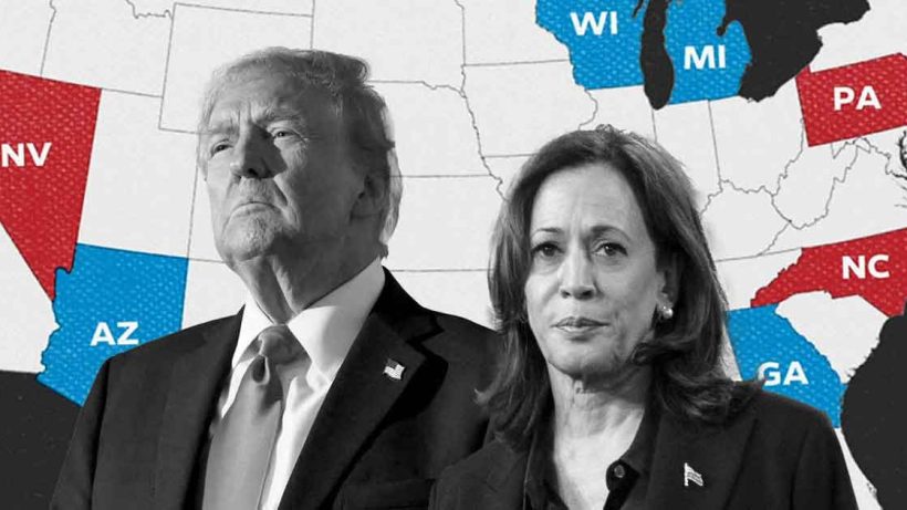 Trump Wins in 24 States and Leads in 'Swing States', Where Does Kamala Stand?