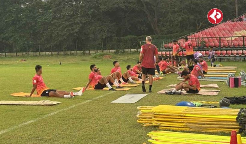 East Bengal FC Parctice Session before Mohammedan SC