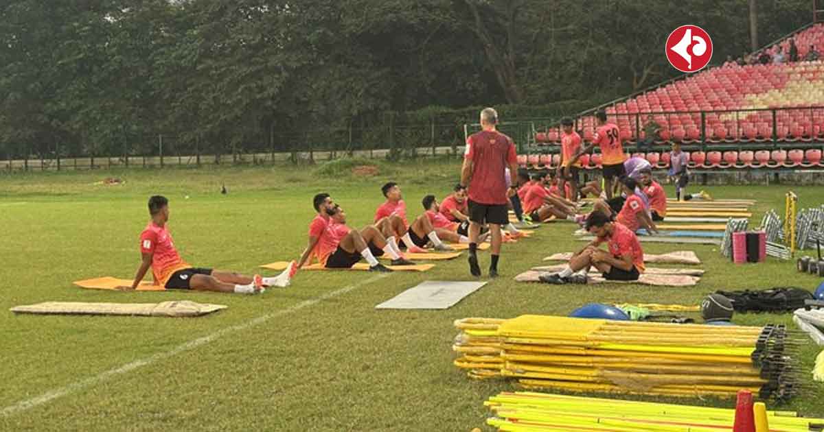 East Bengal FC Parctice Session before Mohammedan SC