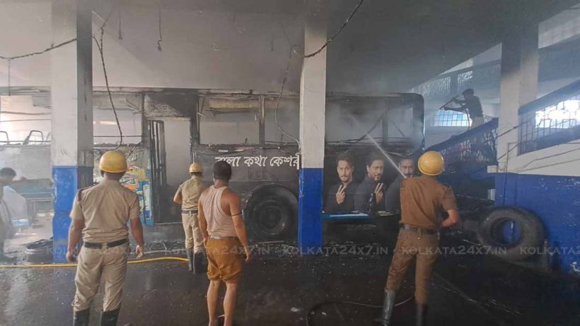 Fire Erupts at Cooch Behar NBSTC Bus Garage