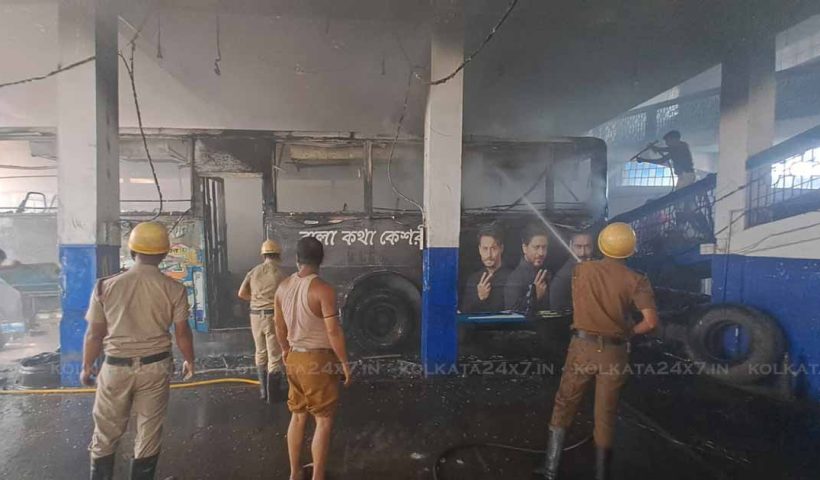 Fire Erupts at Cooch Behar NBSTC Bus Garage