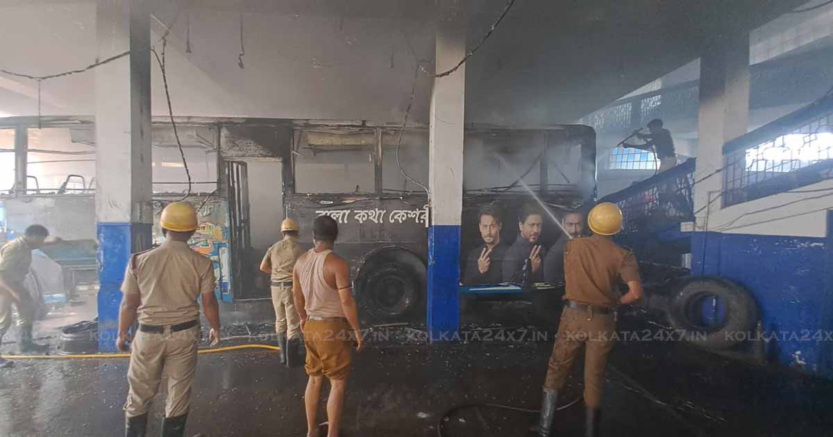 Fire Erupts at Cooch Behar NBSTC Bus Garage