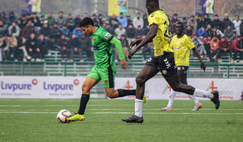 Gokulam Kerala FC Holds Real Kashmir FC to 1-1 Draw