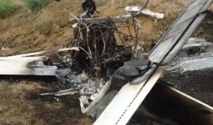 Iran autogyro crash