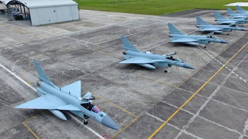 China J-10C fighter jet