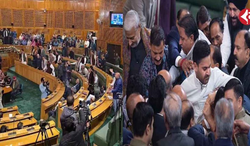 Tensions Escalate Again in Jammu and Kashmir Assembly, Conflict Between Ruling and Opposition Over Article 370 Intensifies