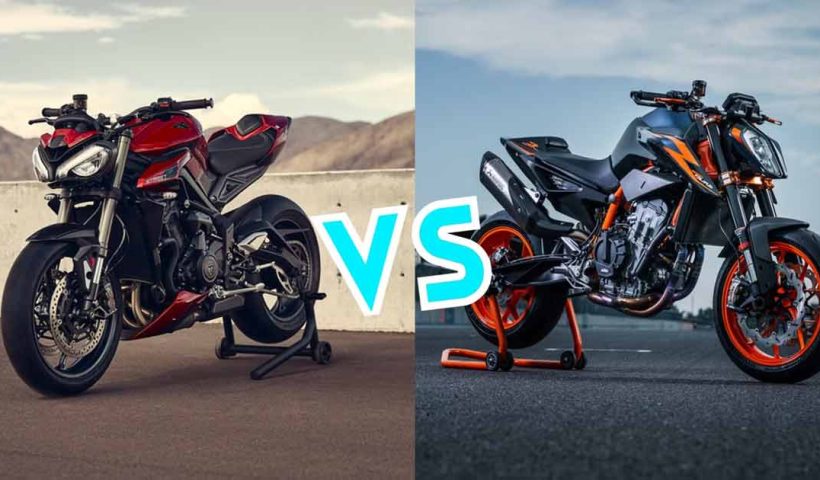 KTM 890 Duke R vs Triumph Street Triple 765 RS