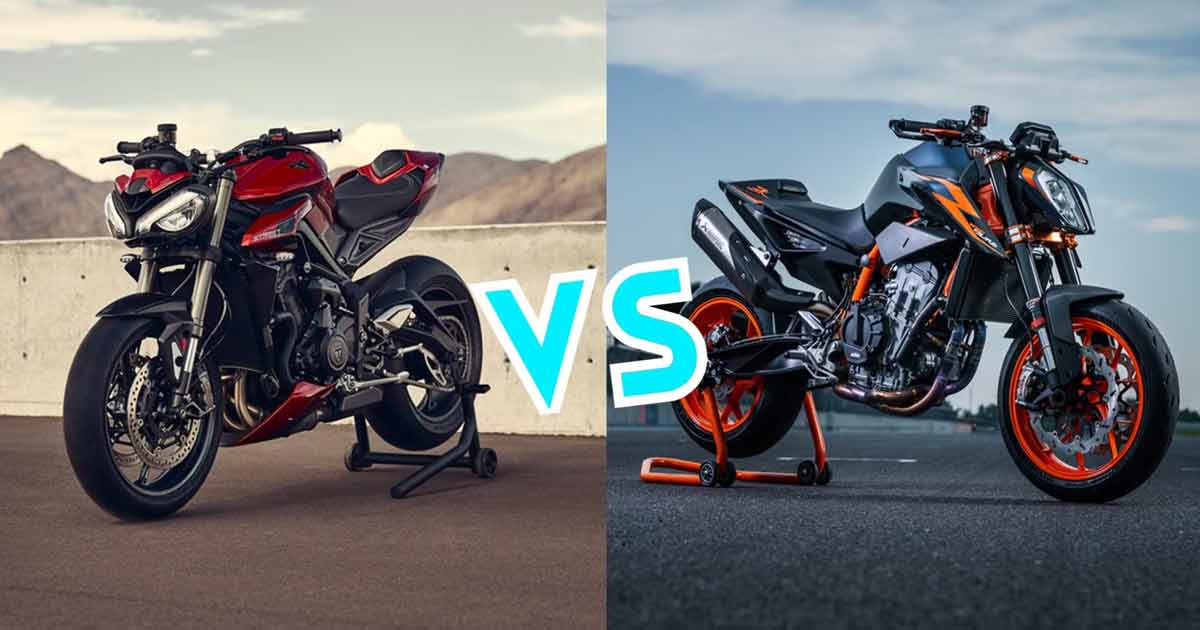 KTM 890 Duke R vs Triumph Street Triple 765 RS