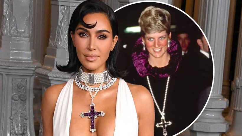 Kim Kardashian Faces Backlash for Wearing Princess Diana’s Cross Necklace