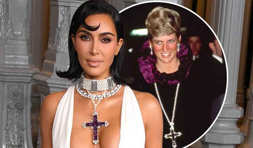 Kim Kardashian Faces Backlash for Wearing Princess Diana’s Cross Necklace