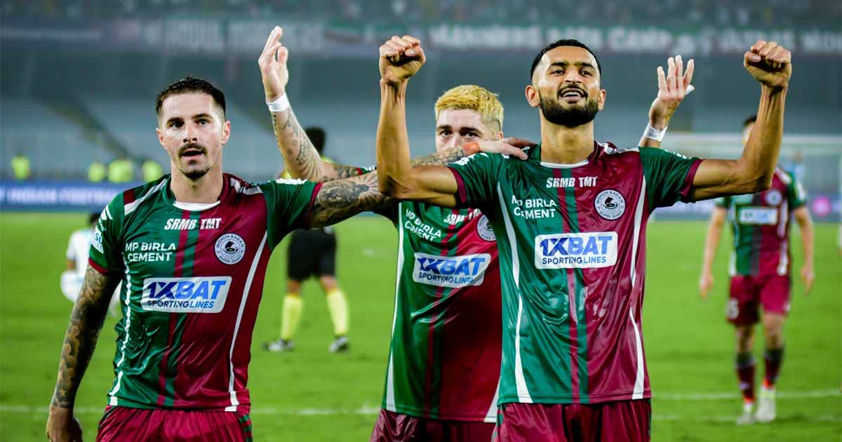 Mohun Bagan Triumphs 3-0 Over Jamshedpur FC in ISL, Tops the Table"