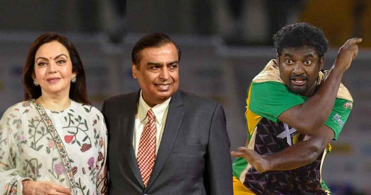 Mukesh Ambani Partners with Muttiah Muralitharan