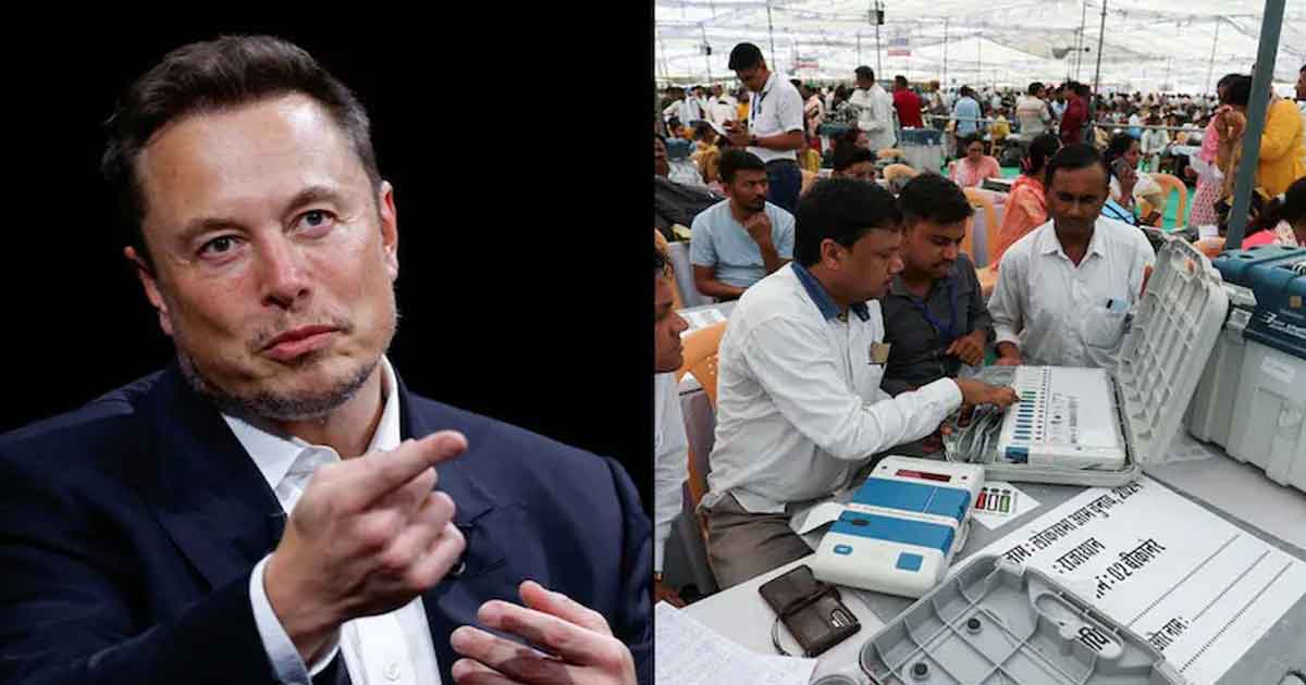 Elon Musk Praises India's Vote Counting System and slams US counting system