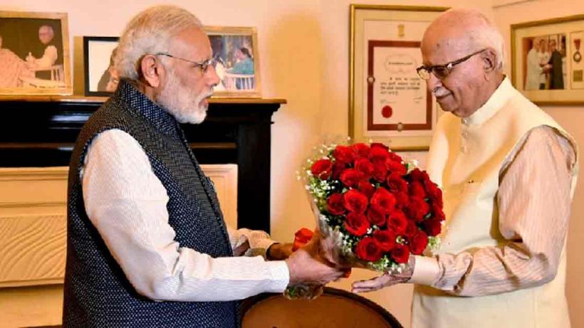 PM Modi Meets LK Advani on 97th Birthday