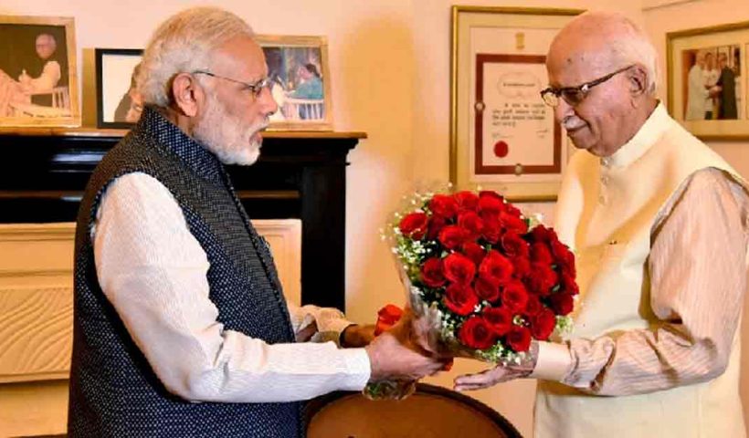 PM Modi Meets LK Advani on 97th Birthday