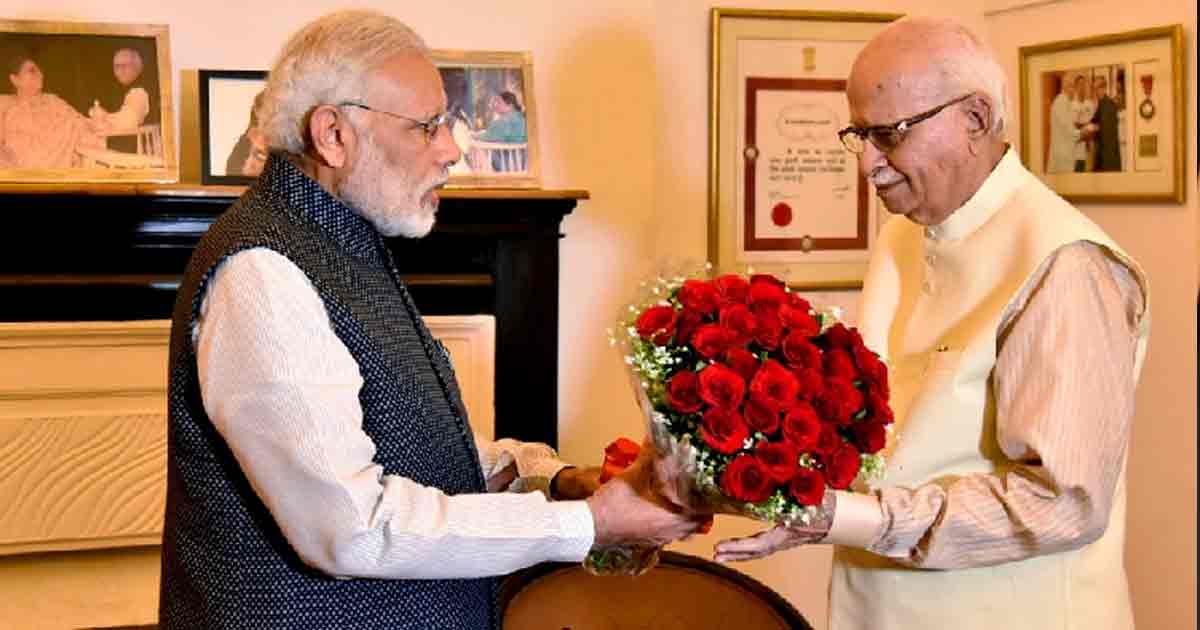 PM Modi Meets LK Advani on 97th Birthday