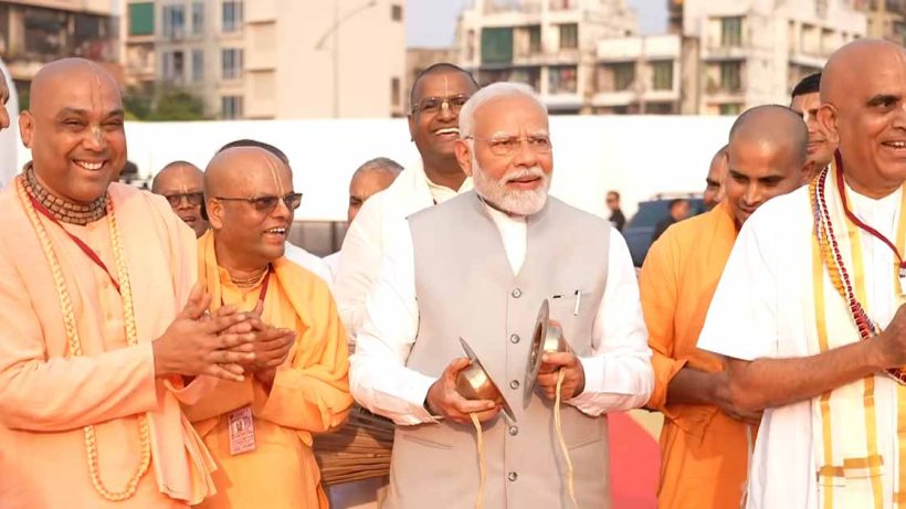 PM Modi's Visit to ISKCON Temple in Maharashtra