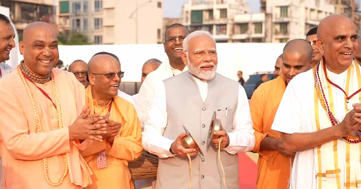 PM Modi's Visit to ISKCON Temple in Maharashtra