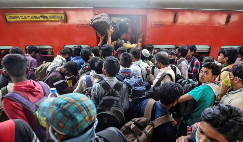 Indians stuffed in train toilets,