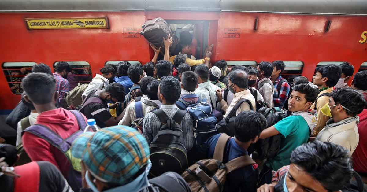 Indians stuffed in train toilets,