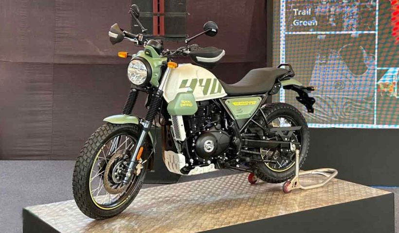 Royal Enfield Scram 440 breaks cover